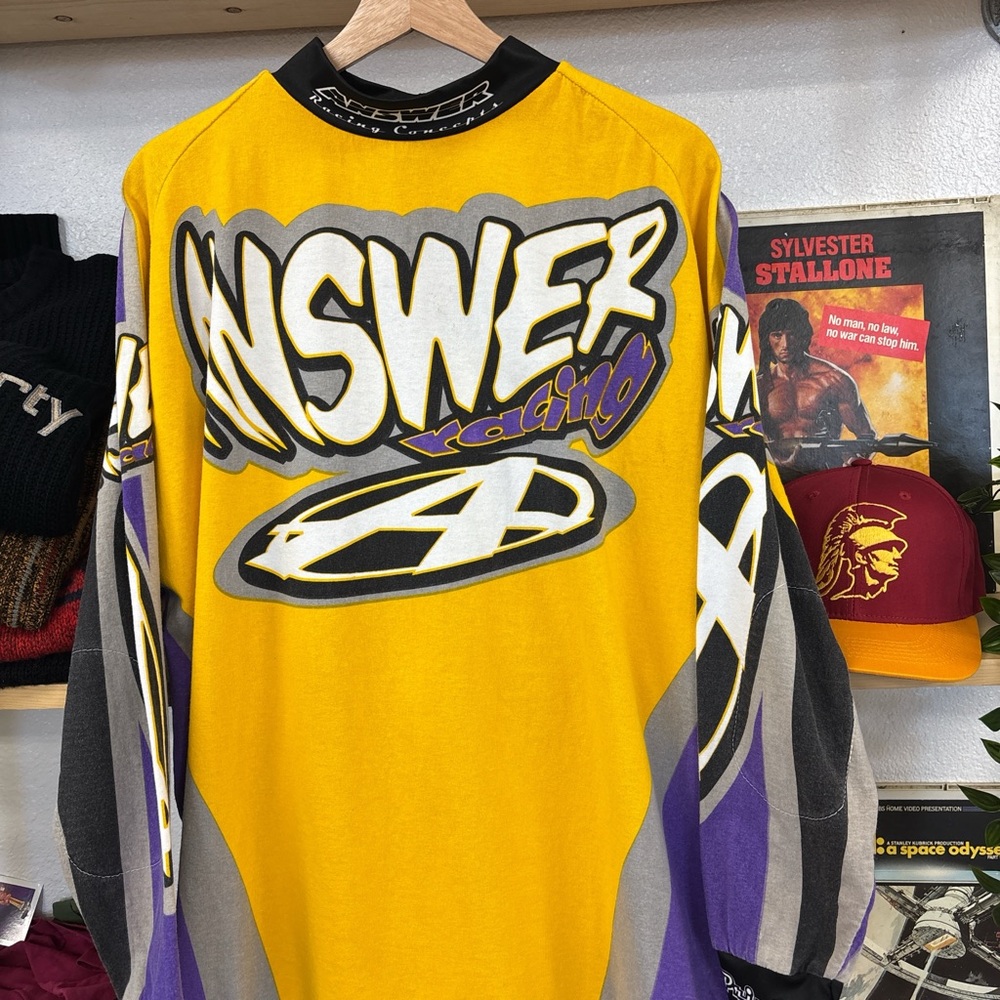 Vintage Motocross Answer Racing Longsleeve